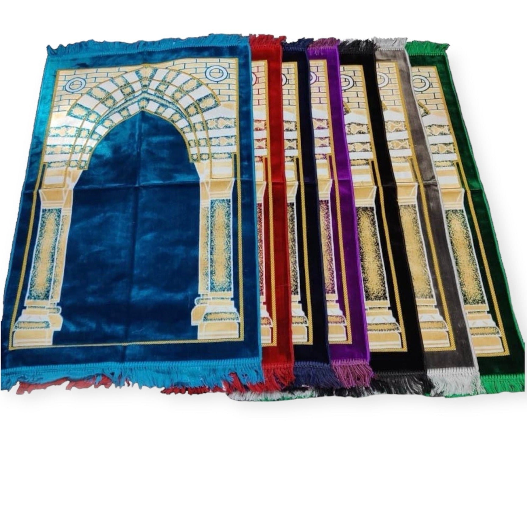 Islamic Prayer Mat - Minimalist Rawda Design Prayer Mat – Turkish Sajjadah Jaynamaz – 110x70cm Islamic Prayer Mat - Minimalist Rawda Design Prayer Mat – Turkish Sajjadah Jaynamaz – 110x70cm