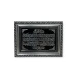 Islamic Wall Frame - Ayatul-e-Kursi Islamic Table Frame – Silver & Gold