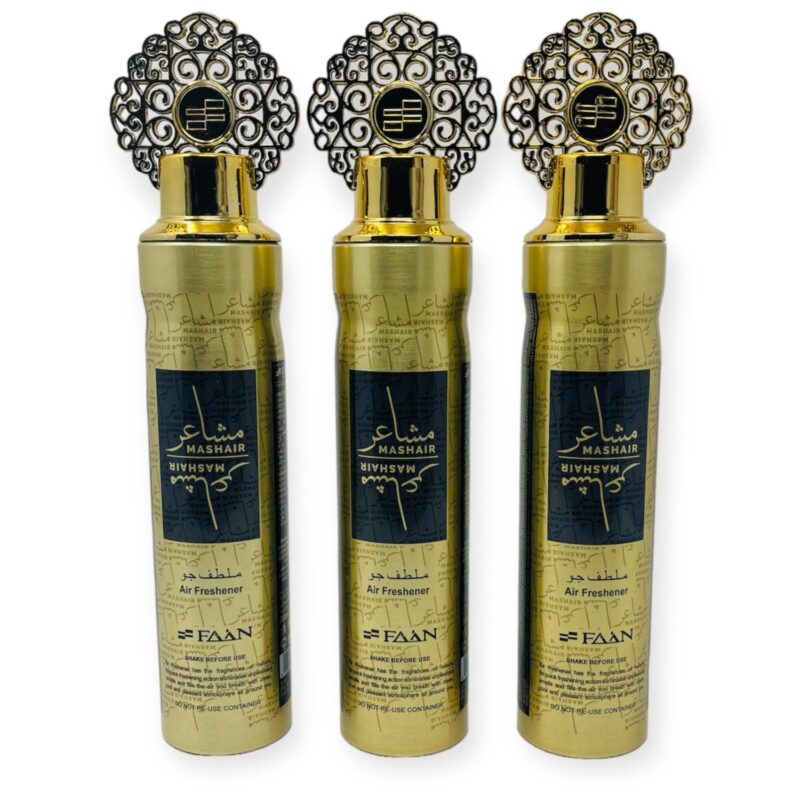 Islamic Air Freshener - Mashair Air freshener 300ml By Faan 3 pack