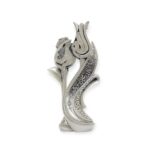 Islamic Ornament - Islamic Table Decor Lale Gul Tulip & Silver BB-0989-3044