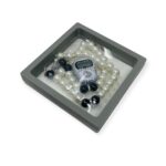 Tasbeeh Prayer Beads - Islamic Tasbih Beads 99 and Digtal Counter Gift Set Grey