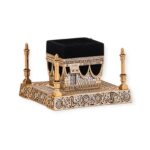 Islamic Ornament - Islamic Table Decor Kaba Replica Gold & Black