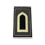 Islamic Prayer Mat - Chenille Jaynamaz salah prayer rug Turklish prayer mat