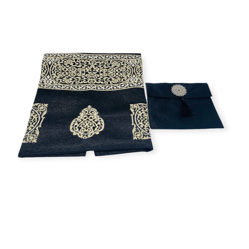 Islamic Prayer Mat - Kaba design prayer mat with Paking
