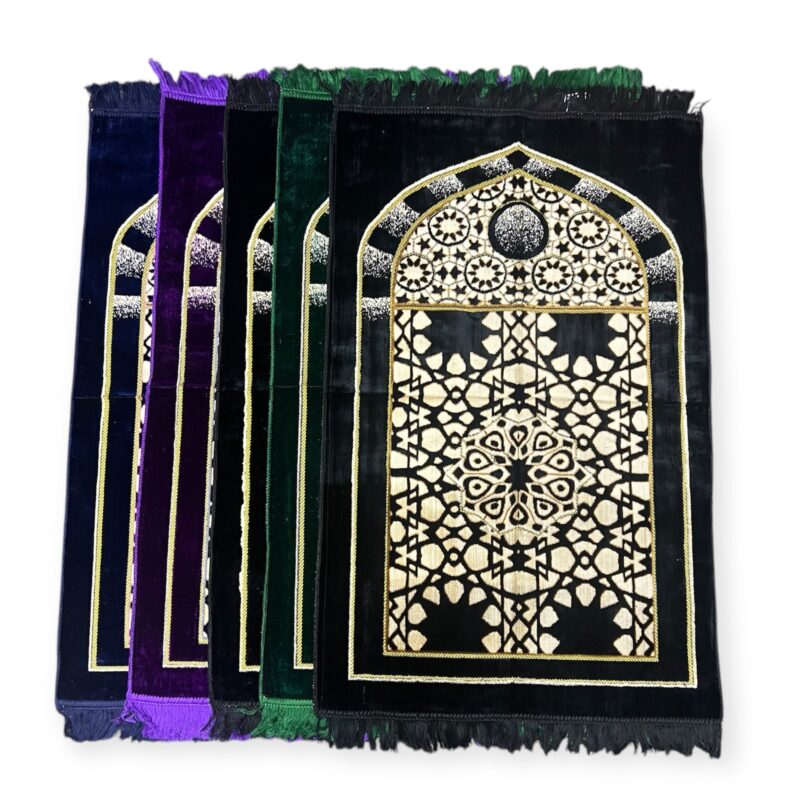 Islamic Prayer Mat - Soft Rawda disign prayer mat sajjadah jaynamaz salah prayer rug Turklish prayer mat