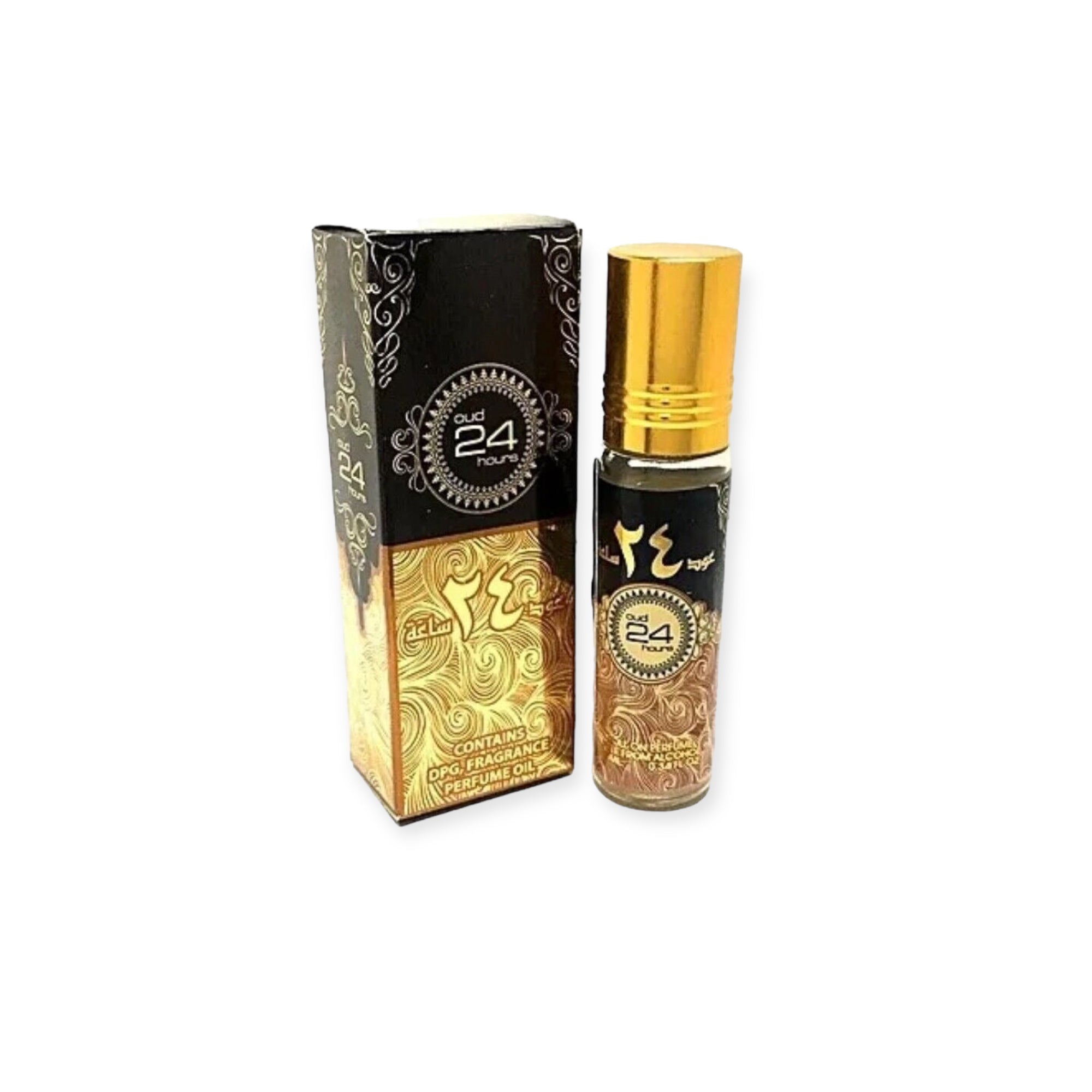Arabian Perfume - Oud 24 Hours 10ml Concentrated Perfume Oil Roll On Ard Al Zaafaran Floral Wood Arabian Perfume - Oud 24 Hours 10ml Concentrated Perfume Oil Roll On Ard Al Zaafaran Floral Wood