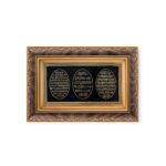 Islamic Wall Frame - Golden Ayatul Kursi Wall Frame – Elegant Islamic Art Decor
