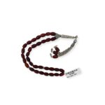 Tasbeeh Prayer Beads - Real agate aqeeq islamic prayer beads mala islam muslim 33 tasbih 33 subha misbaha sufi tasbeeh