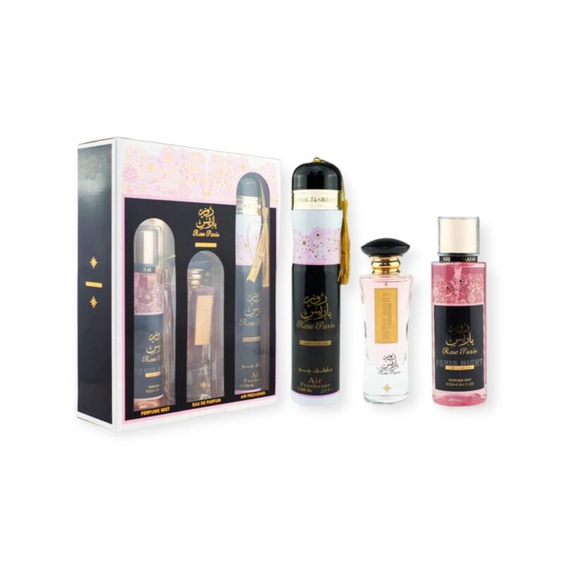 Islamic Gift - Rose Paris Night Collection 3 Piece Gift Set Ard al Zaafaran