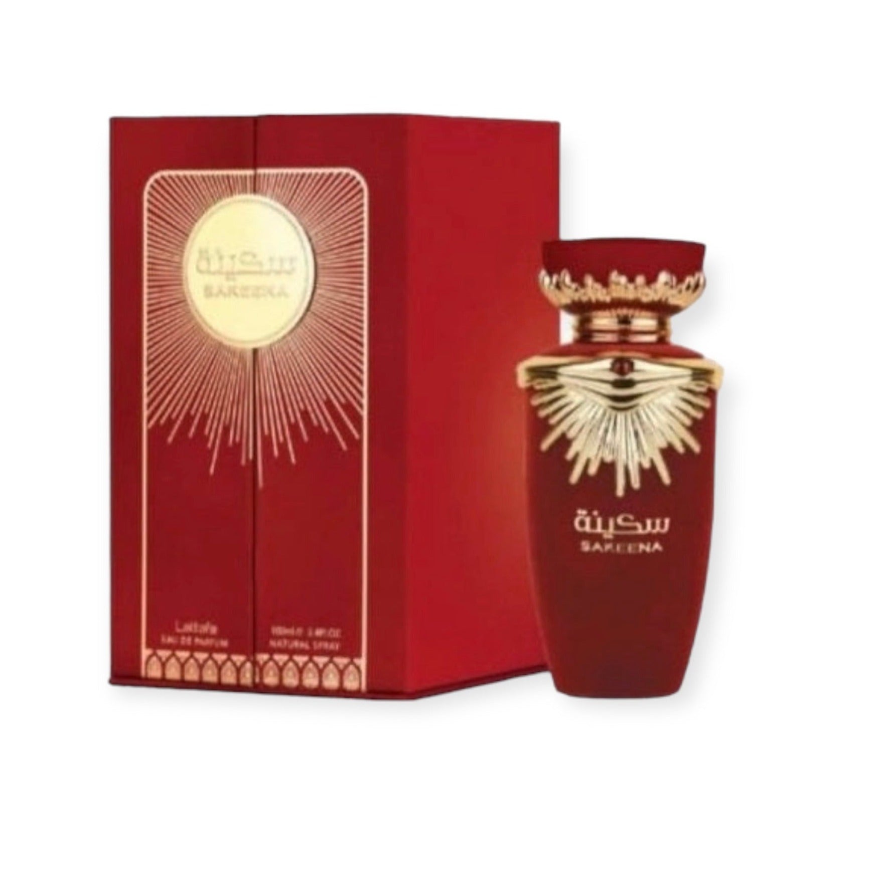 Arabian Perfume - Sakeena Eau De Parfum 100ml – Unisex Floral Fruity Gourmand by Lattafa Arabian Perfume - Sakeena Eau De Parfum 100ml – Unisex Floral Fruity Gourmand by Lattafa