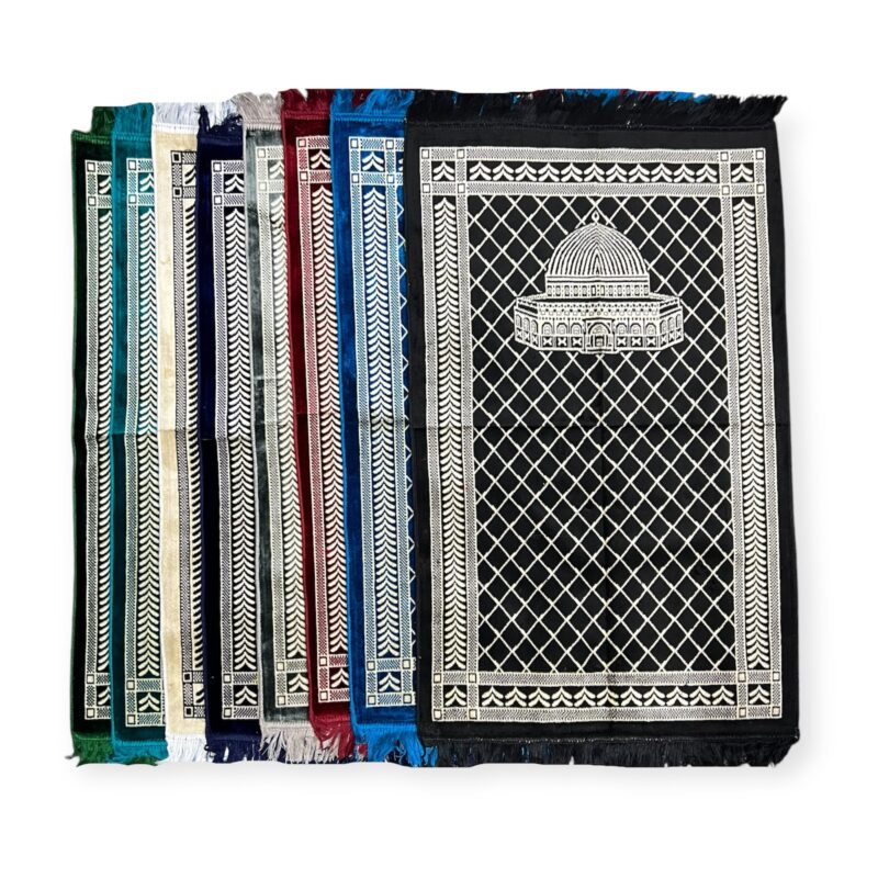 Islamic Prayer Mat - Mescid-i Aksa Design Prayer Mat Turkish Sajida Salah Rug