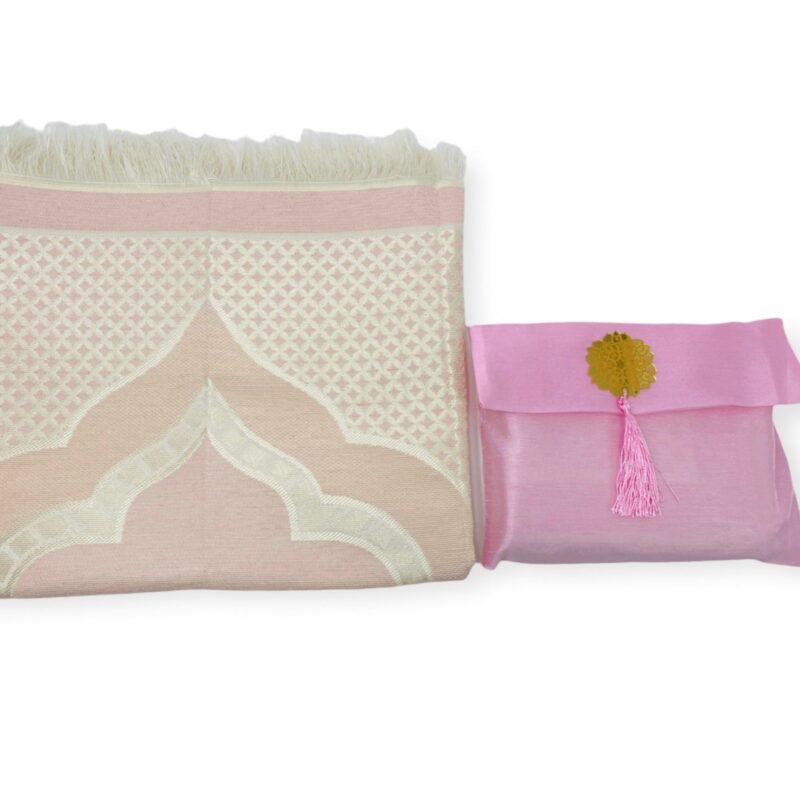 Islamic Prayer Mat - Gift Cover prayer mat sajjadah jaynamaz Turklish/Pink