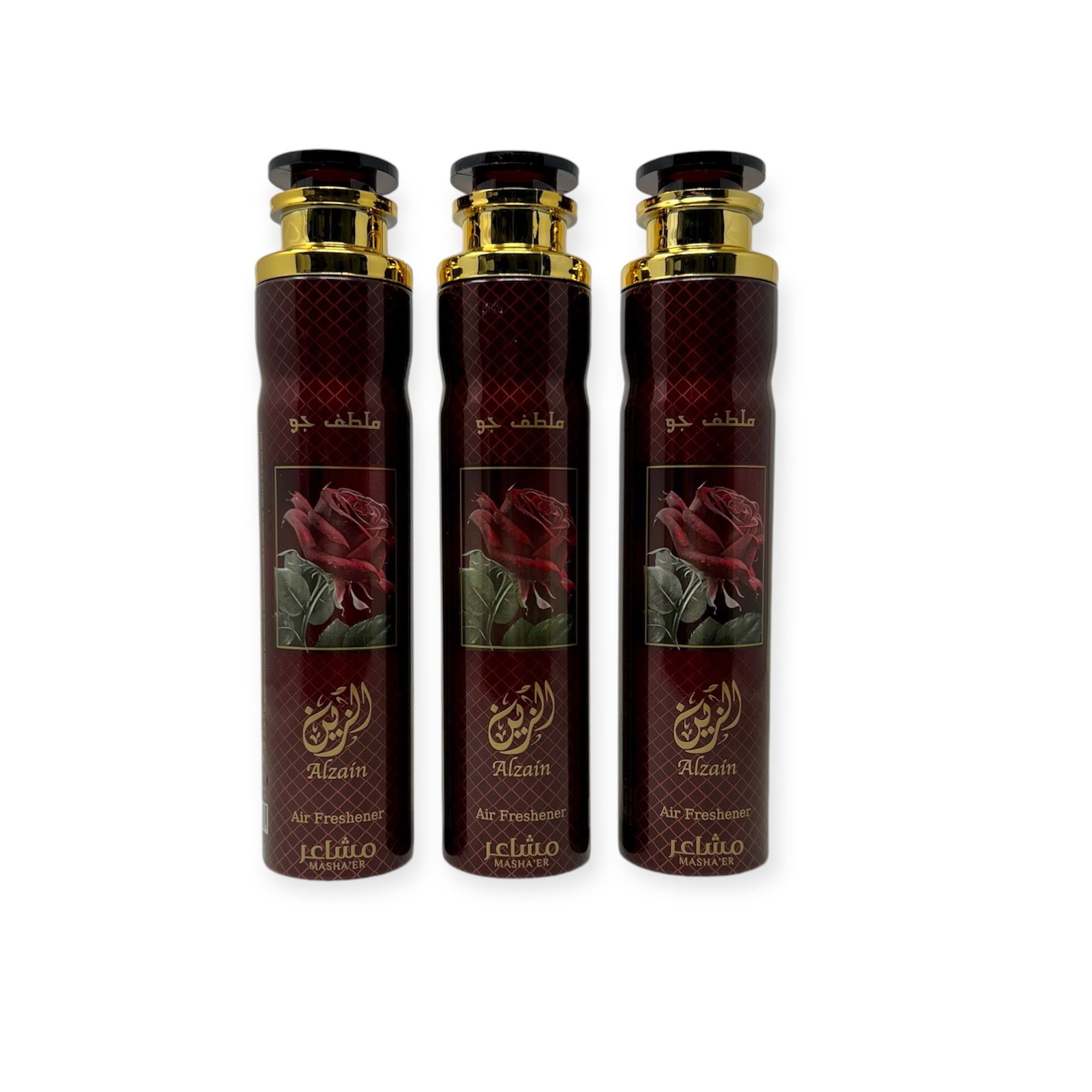 Islamic Air Freshener - Alzain 300ml By MASHA'ER AIR FRESHENER SPRAY 300ML Pack of 3 Islamic Air Freshener - Alzain 300ml By MASHA'ER AIR FRESHENER SPRAY 300ML Pack of 3
