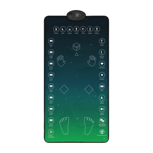 Islamic Prayer Mat - Smart Interactive Prayer Mat for Adults & Reverts – Guide to Salah - Original Version