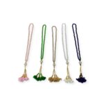 Tasbeeh Prayer Beads - TASBIH 99 FRESH WATER PEARLS BEADS TASBEEH WITH FLOWERS