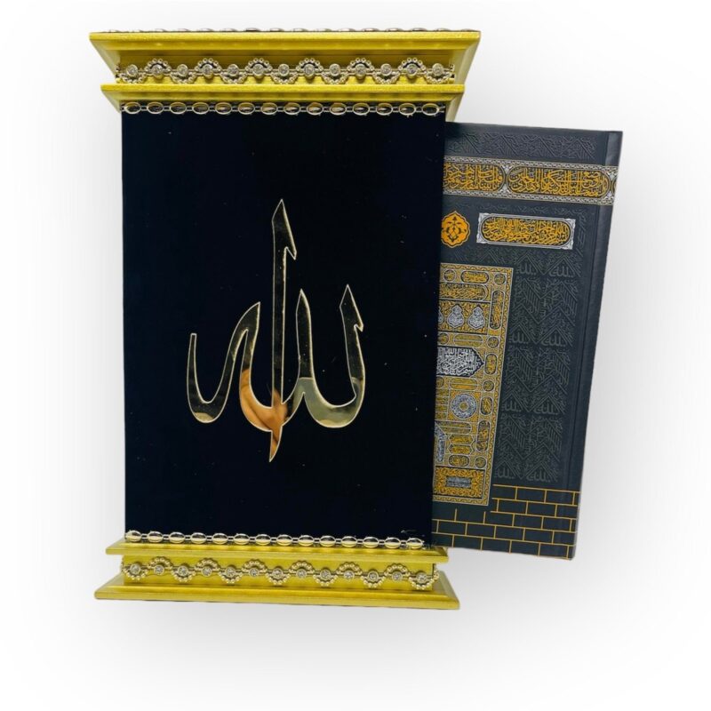 A Beautiful Holy Quran Gift Set -Black Gold