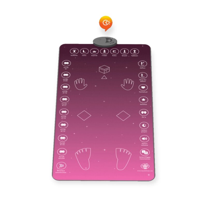 Islamic Prayer Mat - Smart Interactive Prayer Mat for Adults & Reverts – Guide to Salah - Rahma Version