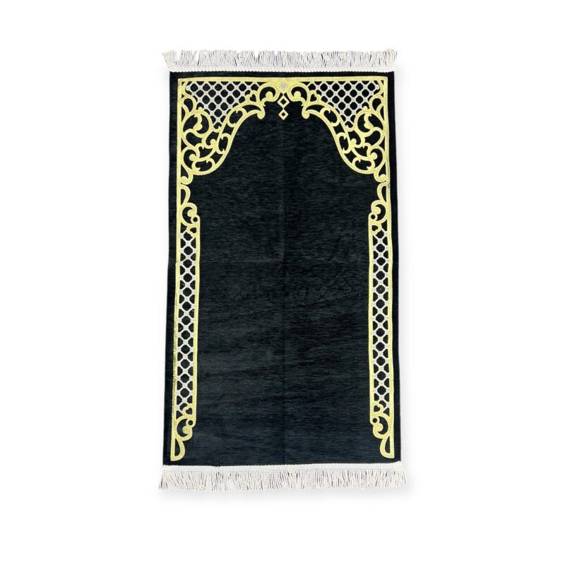 Islamic Prayer Mat - Sultan Chenille Jaynamaz salah prayer rug Turklish prayer mat high-quality