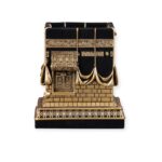 Islamic Ornament - Islamic Table Decor Kaba Replica Gold & Black (Small)
