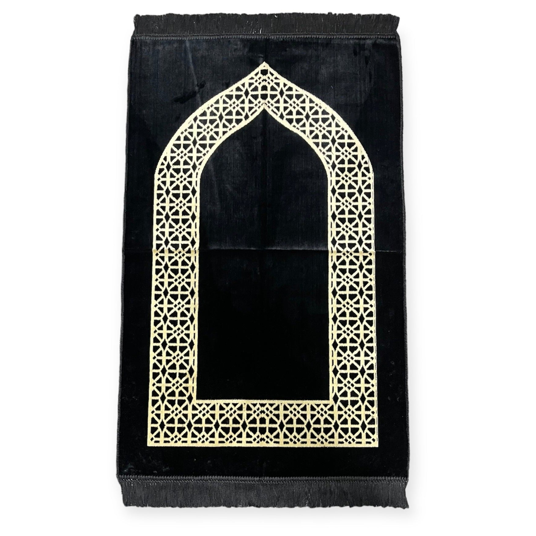 Islamic Prayer Mat - prayer mat sajjadah jaynamaz salah prayer rug Turklish prayer mat Black Islamic Prayer Mat - prayer mat sajjadah jaynamaz salah prayer rug Turklish prayer mat Black
