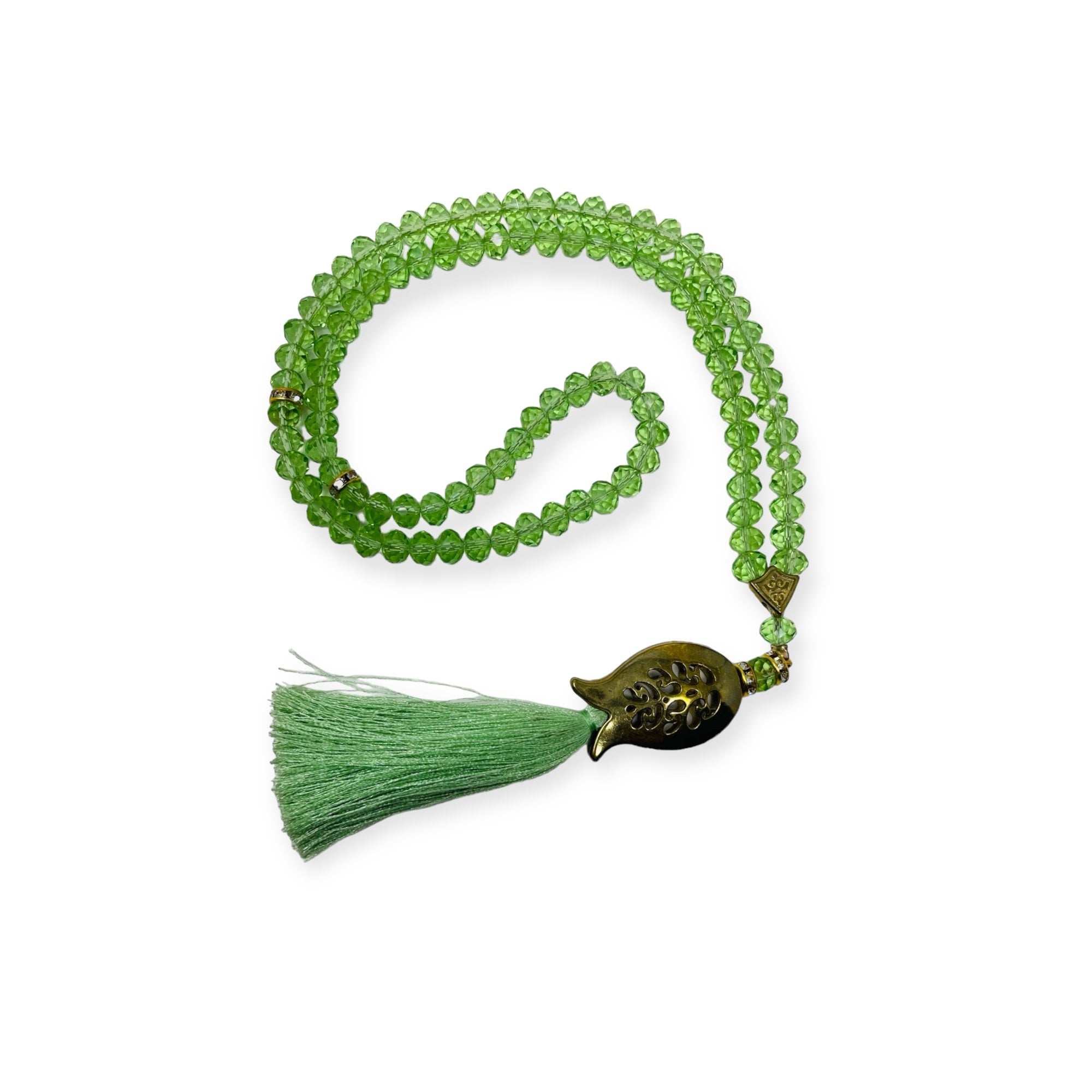 Tasbeeh Prayer Beads - Green Crystal Prayer Beads, Tasbih, Misbaha, Eid Islamic Gift, worry beads Tasbeeh Prayer Beads - Green Crystal Prayer Beads, Tasbih, Misbaha, Eid Islamic Gift, worry beads