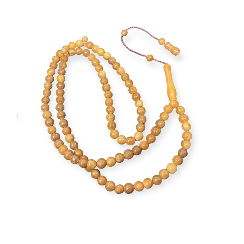Tasbeeh Prayer Beads - Premium KuKa Wood 99 Prayer Beads – Natural Islamic Tasbih for Dhikr & Zikr