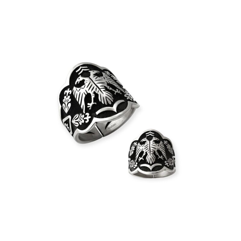 Islamic Jewellery - Sterling Silver “Zihgir” Ottoman Archer Thumb Ring – Dirilis Ertugrul