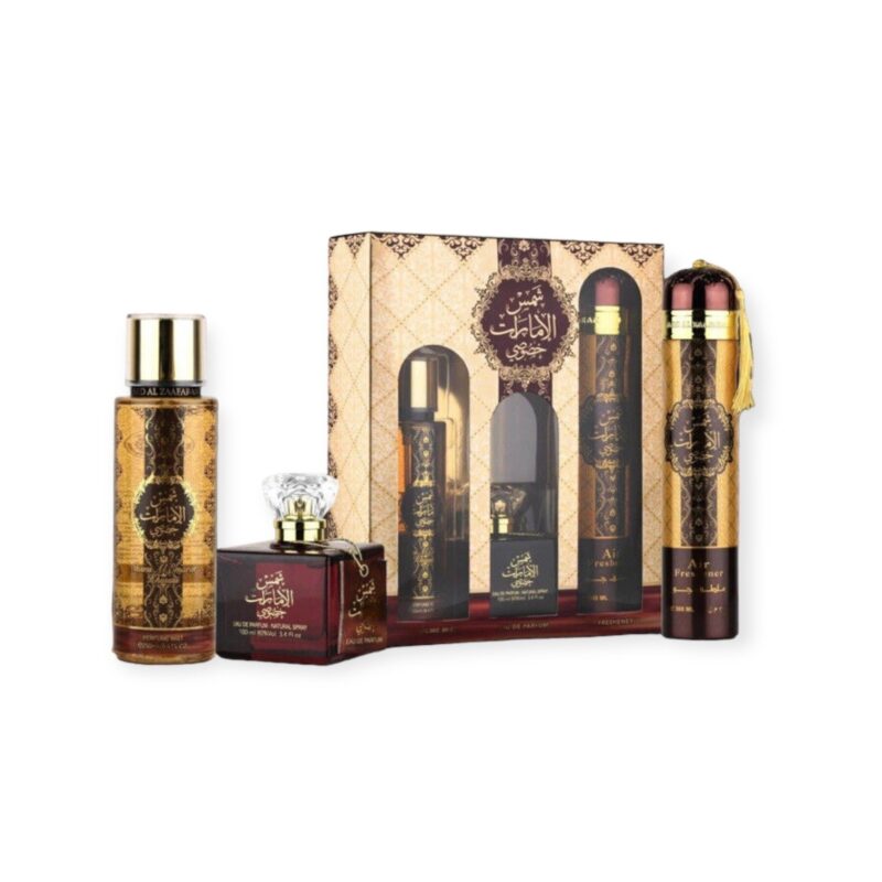 Islamic Gift - Shams Al Emarat Khususi 3 Piece Gift Set Collection Ard Al Zaafaran