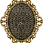 Islamic Wall Frame - Beautiful 99 Name Of Allah Framed Wall Hanging Plaque-pn-0514-2440
