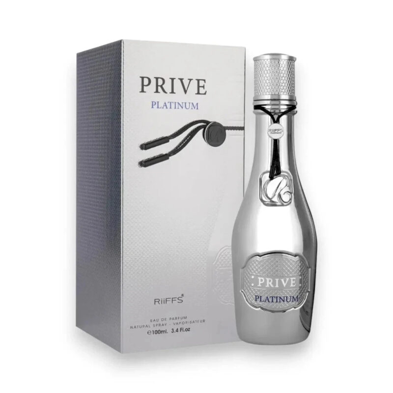 Arabian Perfume - Riiffs Prive Platinum Unisex Eau De Parfum 100ml – Fresh Citrus & Woody Fragrance