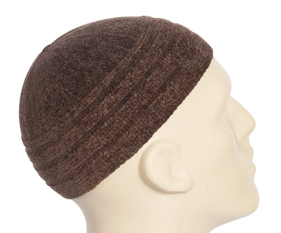 Muslim Prayer Hat - Turkish Chenille classic prayer hat