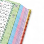 Orta Boy Medine Hatlı Arapça Gökkuşağı Sıvama Kapak Kuran-ı Kerim - Metalize - Görsel 4